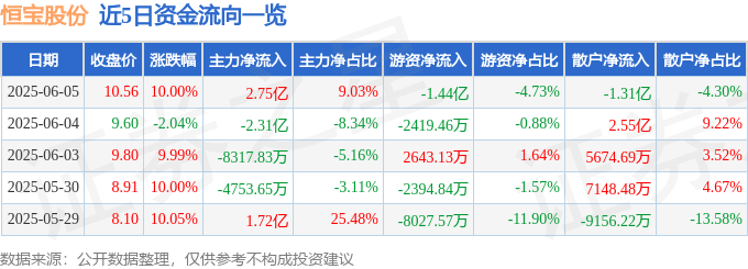 6月5日恒宝股份（002104）涨停分析：数字人民币、研发投入驱动
