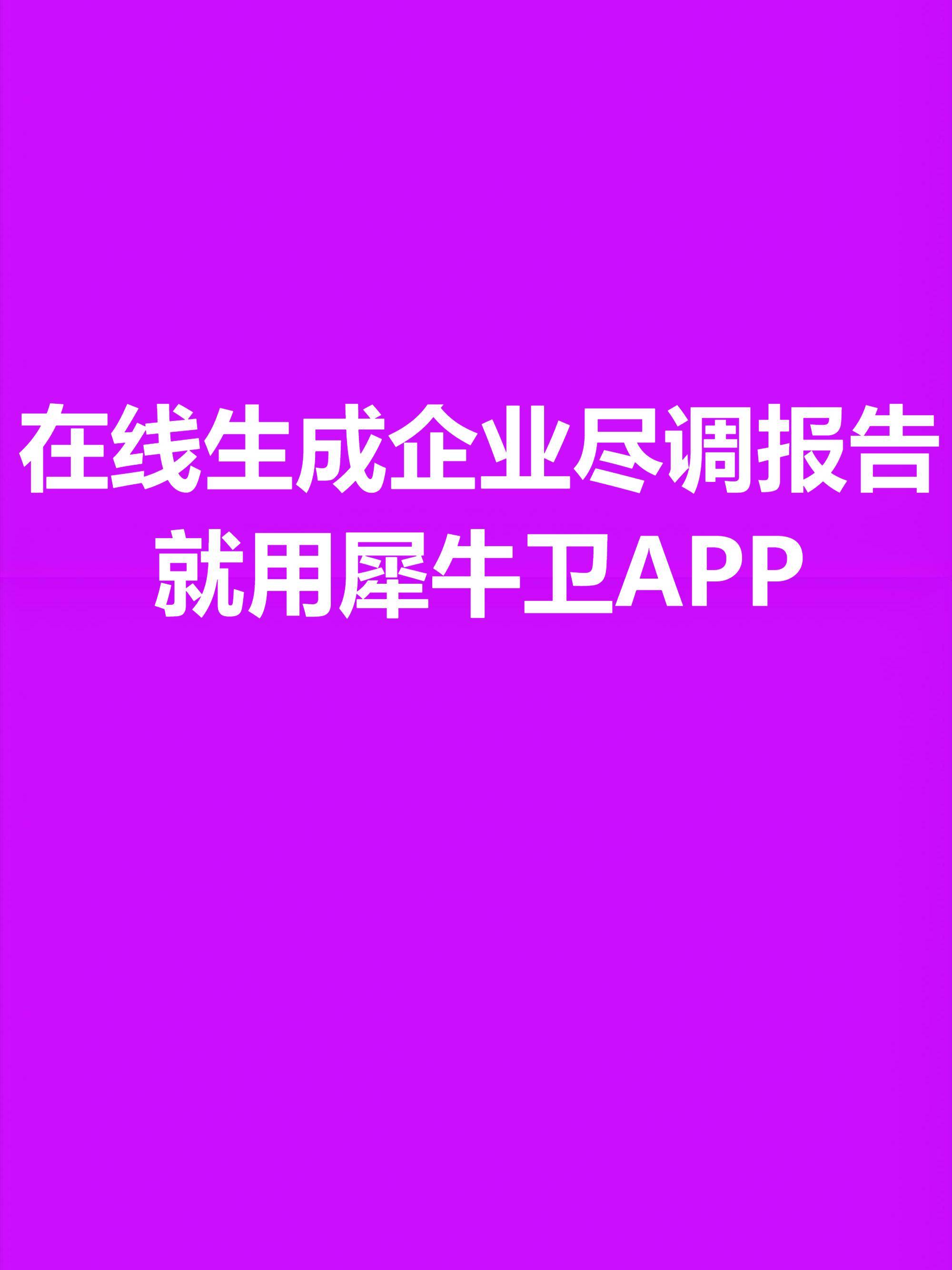 犀牛卫APP-尽职调查报告-知识产权尽调漏洞风险